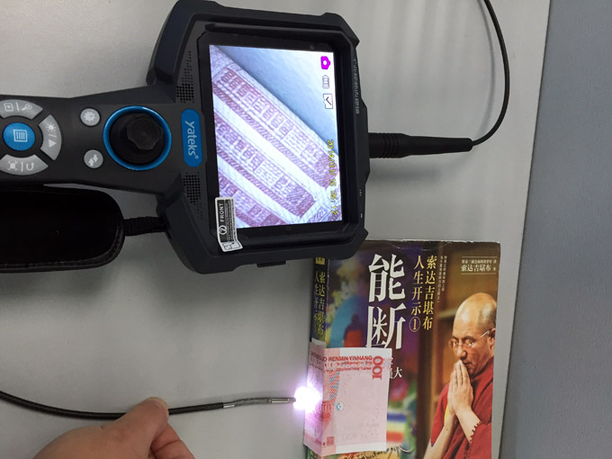 亞泰光電HIE系列警用視頻內(nèi)窺鏡演示效果三