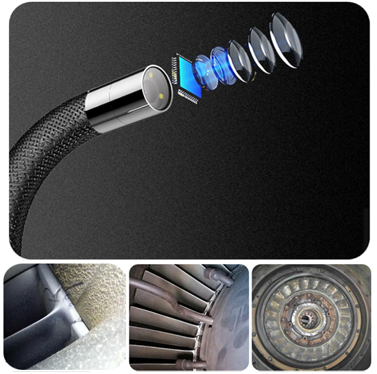 亞泰光電QIE系列高清內(nèi)窺鏡像素高達(dá)兩百萬(wàn)，內(nèi)窺鏡成像高清